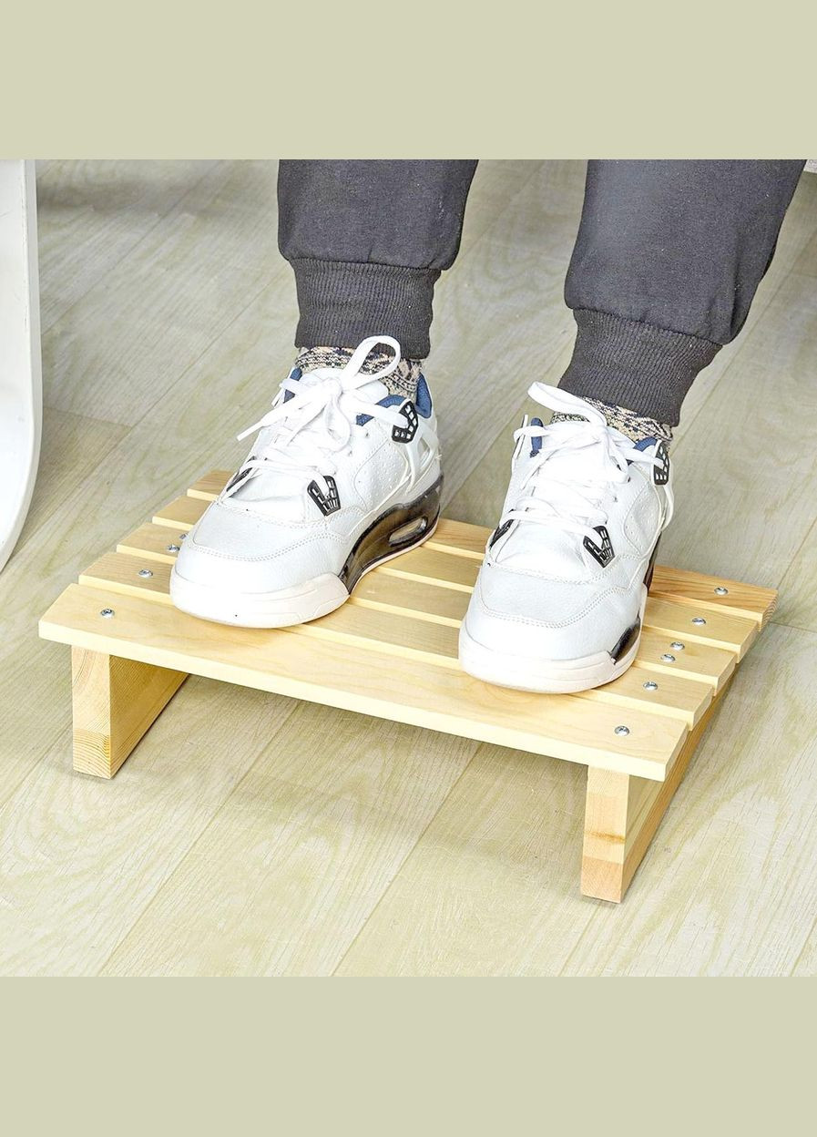 Подставка для ног из дерева Блокоан бланже (ПНГ-002501) No Brand (328415055)