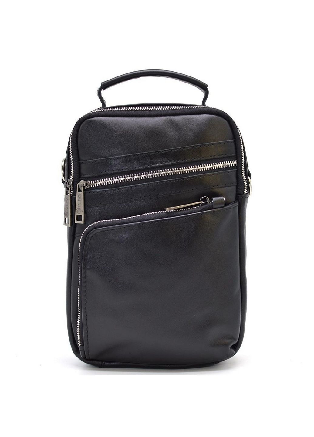 Мужская кожаная сумка через плечо 28х20х8 см TARWA (315872665)