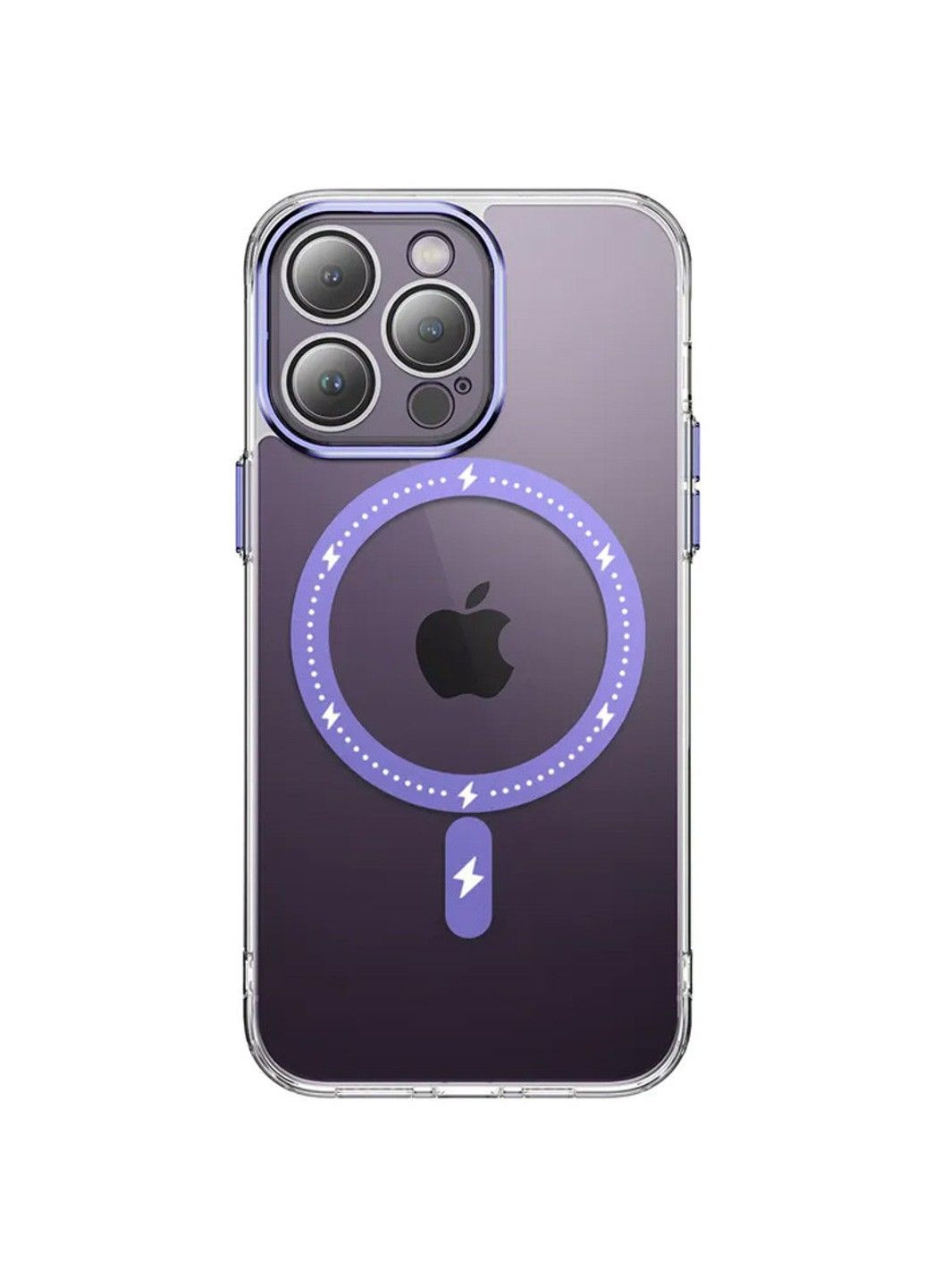 Чехол TPU+PC Colorful with MagSafe для Apple iPhone 12 Pro (6.1") Epik (292633126)