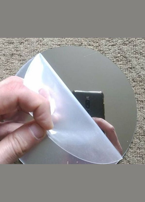 Зеркальные акриловые наклейки круги Серебро 26шт Б289 No Brand (302242869)