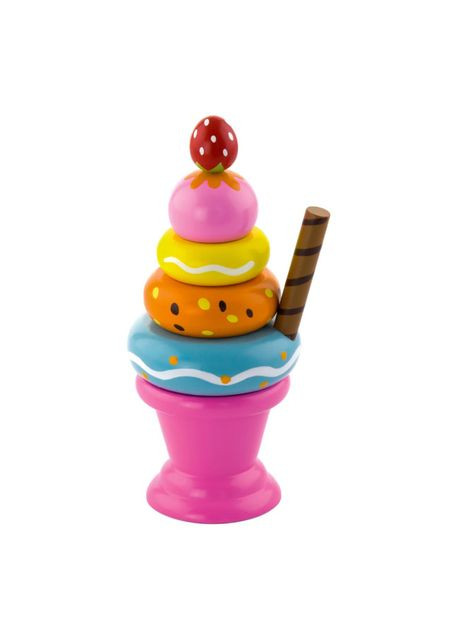 Пирамидка Розовое мороженое (51321) Viga Toys (370258436)