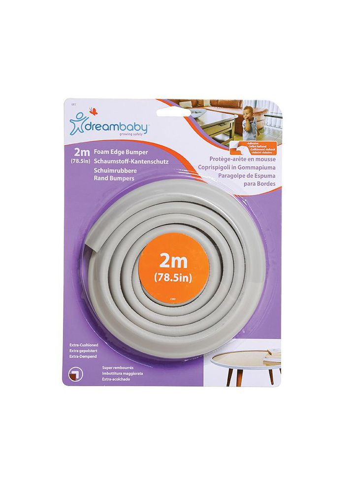 Лента защитная на острые углы мебели, 2 м, серый () Dreambaby G812 (335974010)