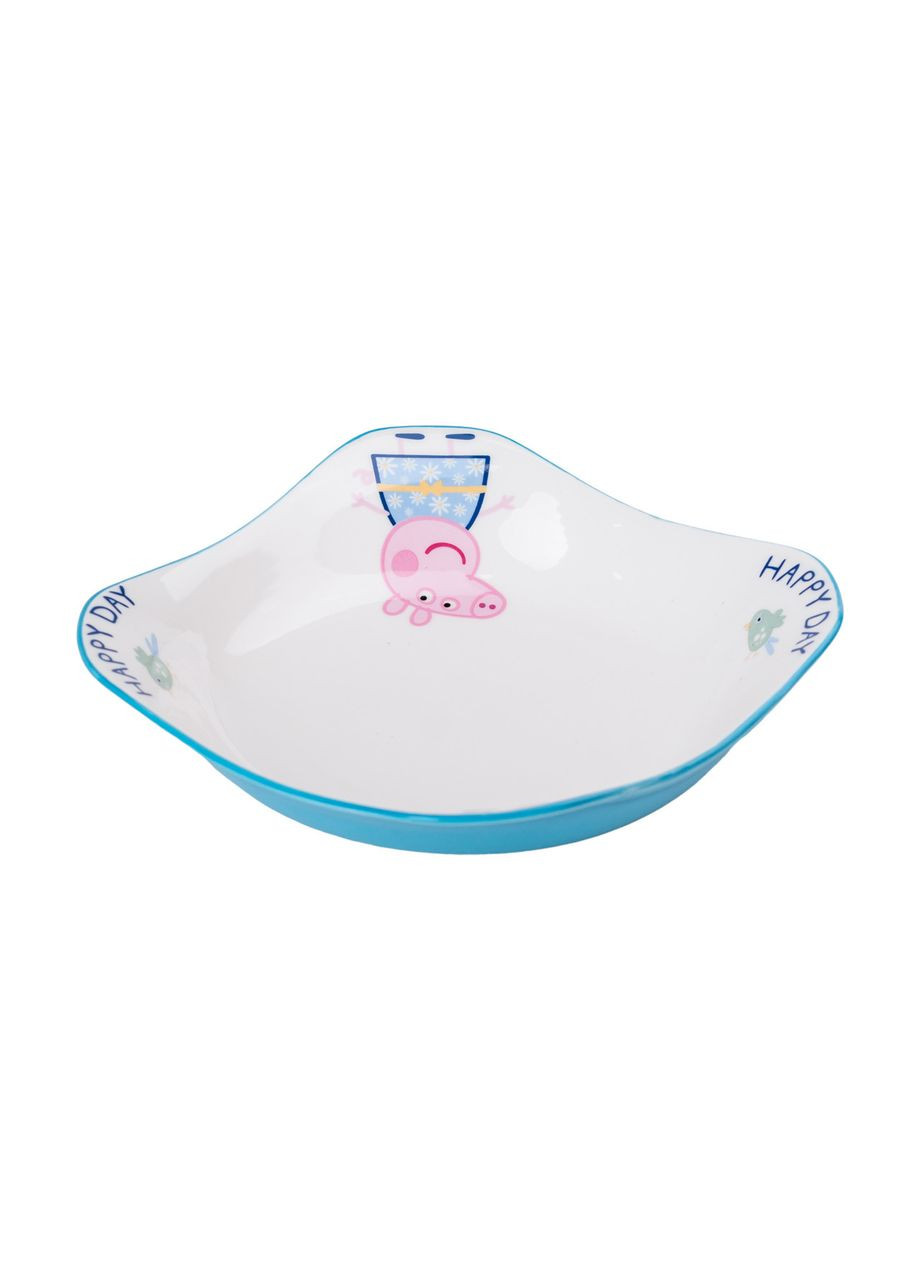 Порцелянова глибока глибока квадратна тарілка для дітей 350 мл HP-15-16 Yiwu (370802062)