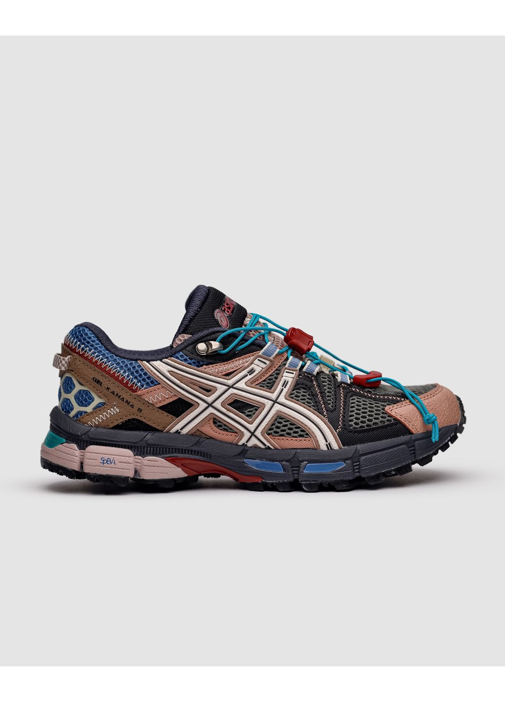 КРОССОВКИ ЖЕНСКИЕ ASICS GEL KAHANA 8 FL BROWN BLUE АСИКС ГЕЛЬ КАХАНО 8 No Brand комбинированные демисезоны (367176862)