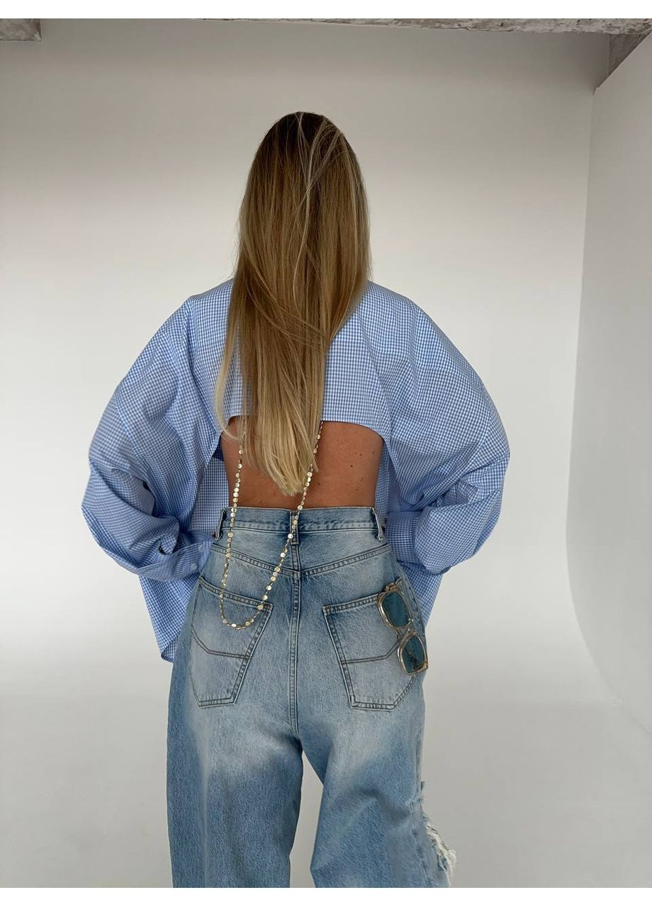 Жіноча стильна сорочка з довгими рукавами Україна (352193469)