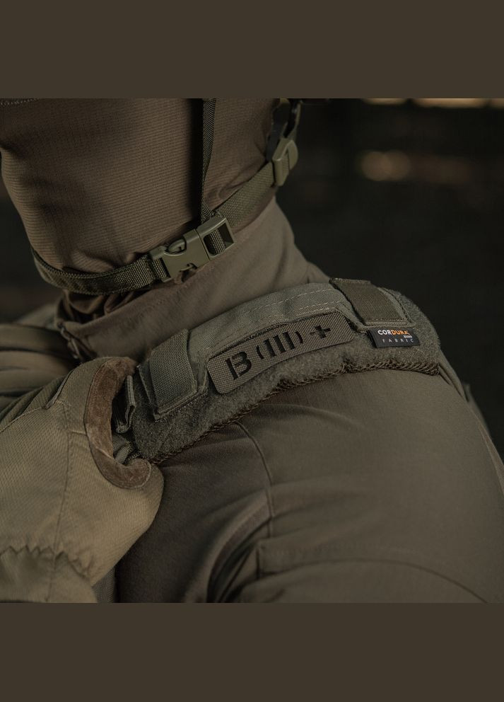 Нашивка група крові B (III) + наскрізна Laser Cut 25х80 Ranger Green M-TAC (315339333)