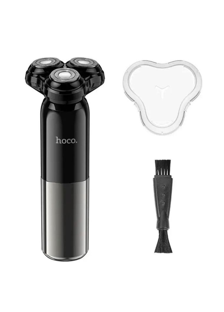 Мужская электробритва для бороды HP35 Induction 3-blade electric shaver 600mAh IPX7 Black Hoco (317216600)