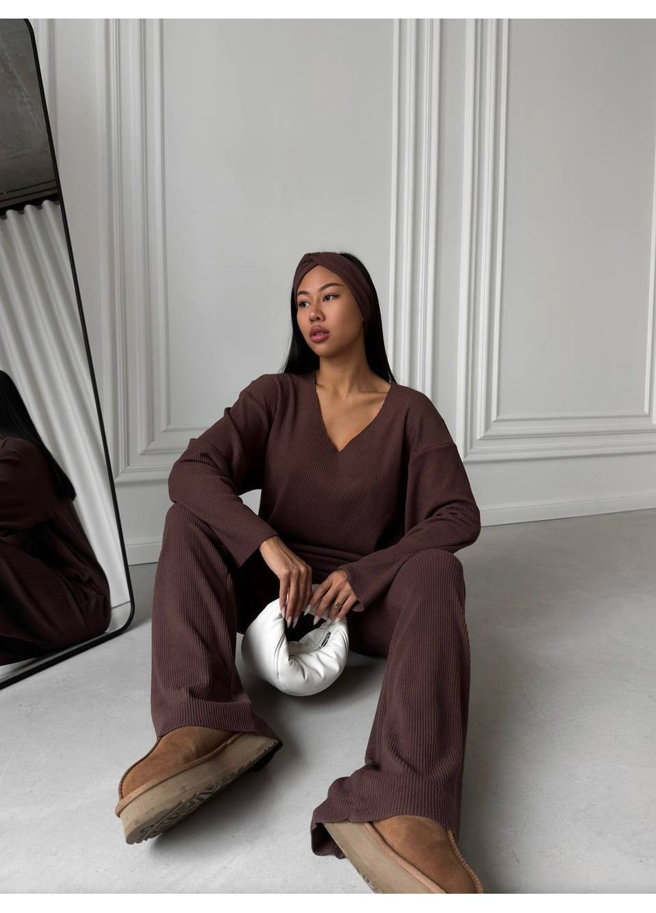 Женский костюм в рубчик FINO Mode (356343445)