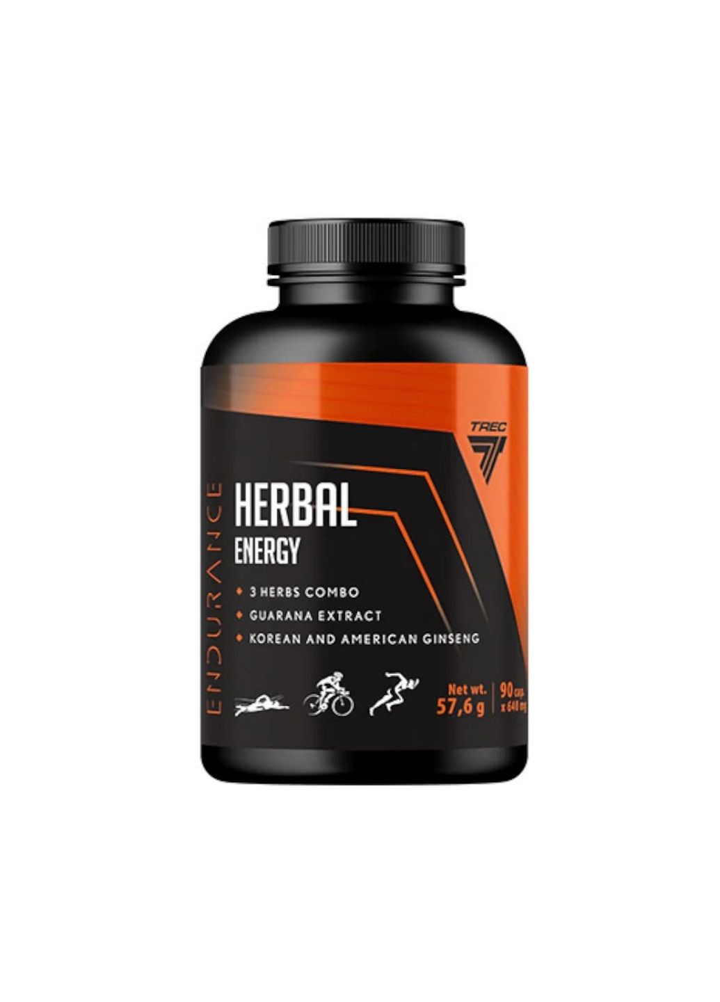 Предтренувальний комплекс Endurance Herbal Energy, 90 капсул Trec Nutrition (293480579)