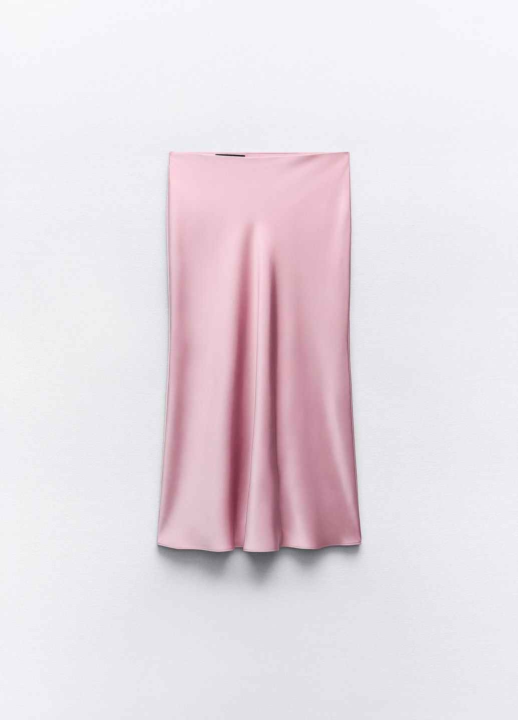Розовая праздничный однотонная юбка Zara