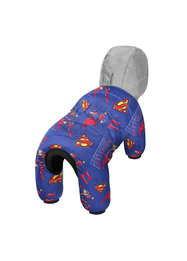 Комбинезон для собак Clothes рисунок "Сила Супермена", В 69-72 см, С 41-44 см [CD] WAUDOG (367859774)