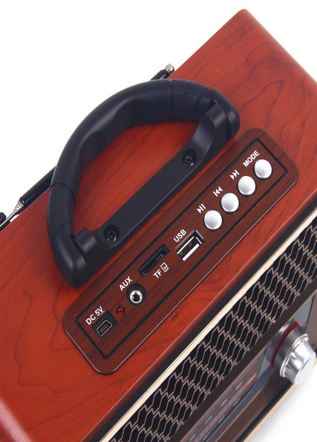 Радіоприймач портативний Meier M 157BT радіо на акумуляторі Коричневий VTech (319205427)