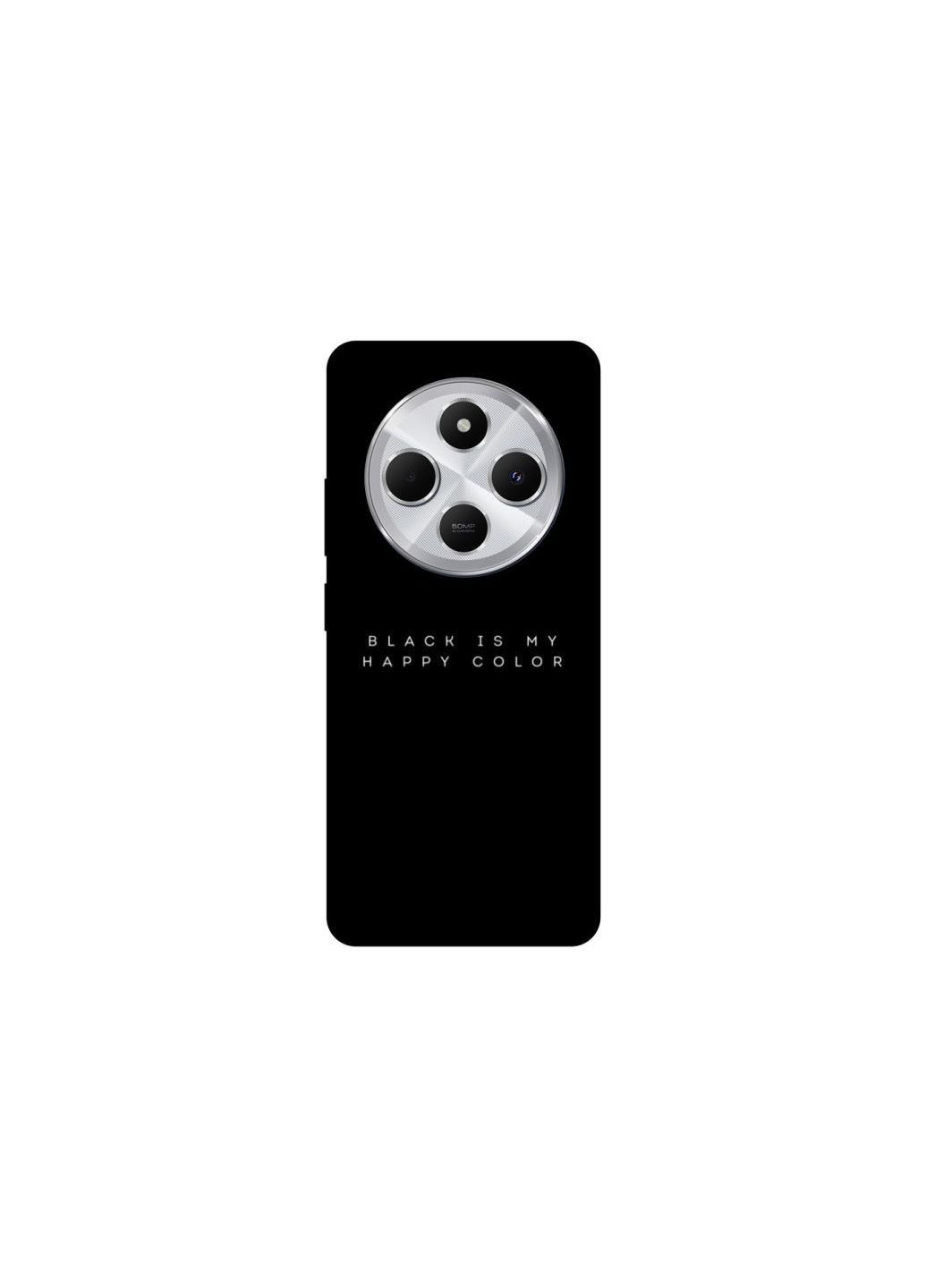 Чохол на Xiaomi Redmi 14C / Poco C75 Black color Frontalka (363881378)