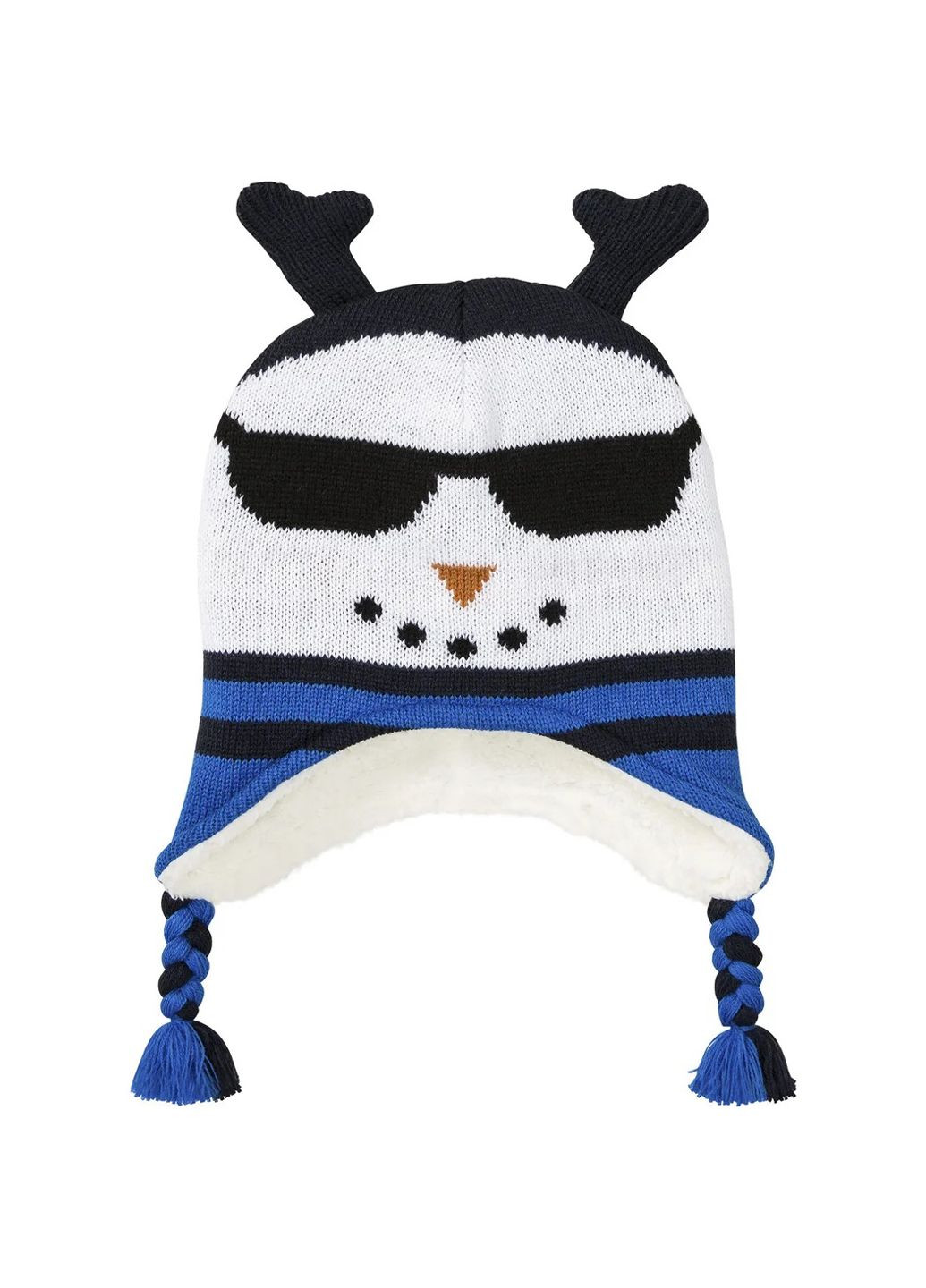 Шапка теплая вязаная для мальчика новогодняя Lupilu (307054092)