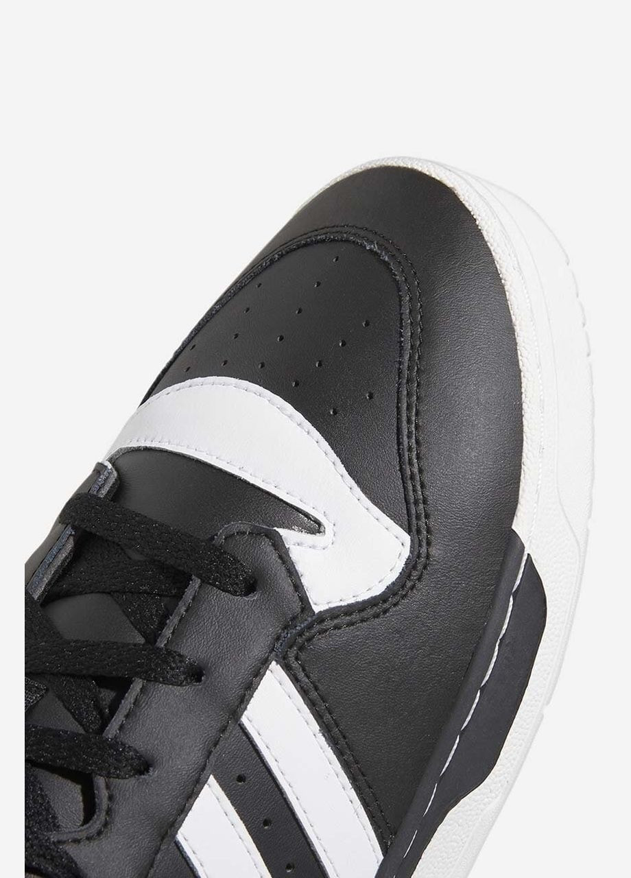 Черно-белые кеды adidas Rivalry Low FZ6327