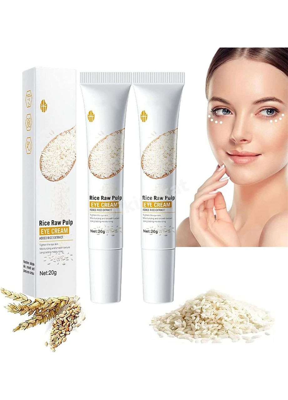 Bioaqua Крем "Ідеальне Зволоження" для шкіри навколо очей з Екстрактом Білого Рису Rice Raw Pulp Eye Cream, 20 — Крем, Китай (341326171)