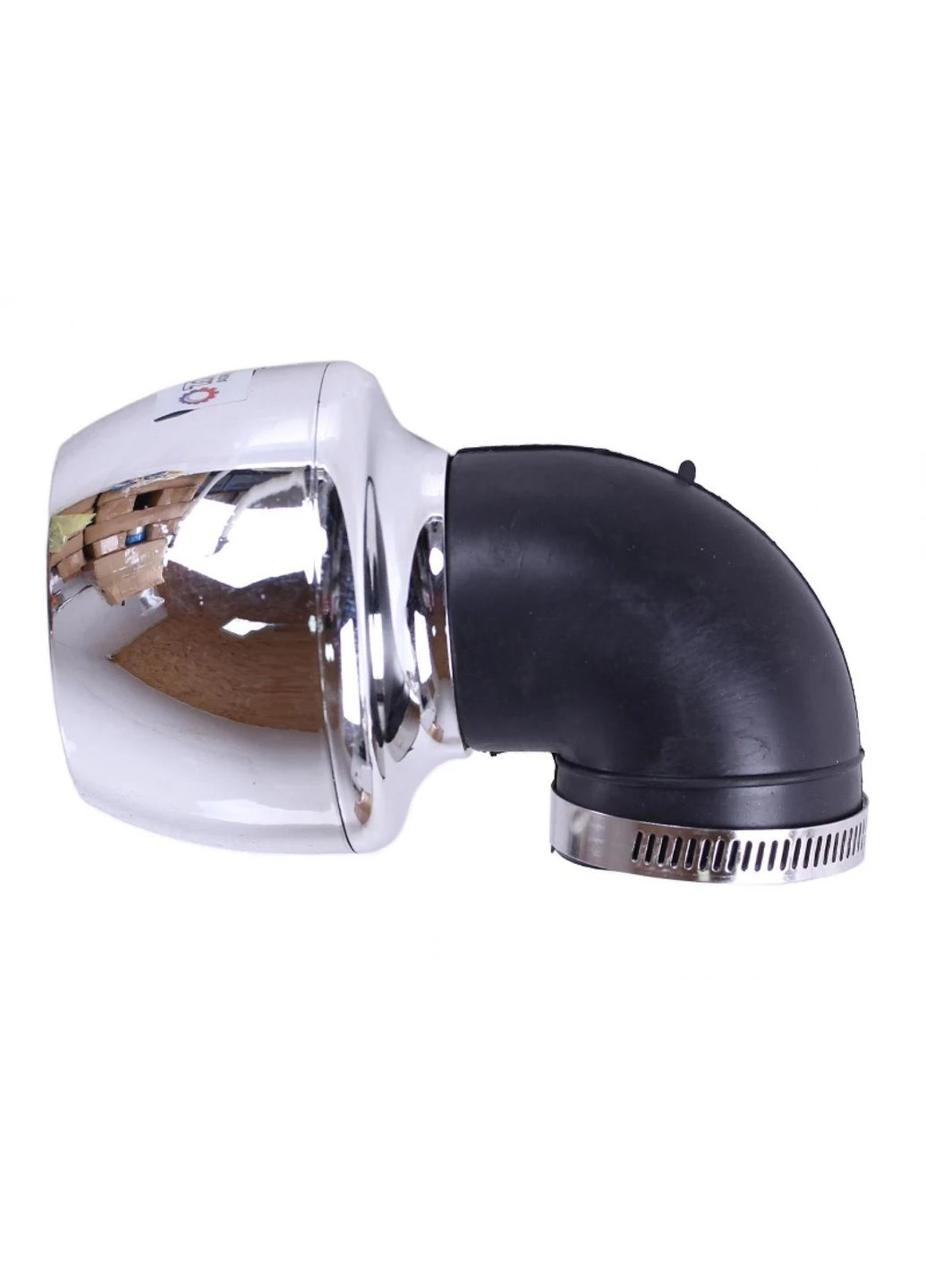 Фільтр повітряний (нульовик) Ø45mm, 90*, турбіна (хром) AMG (373022962)