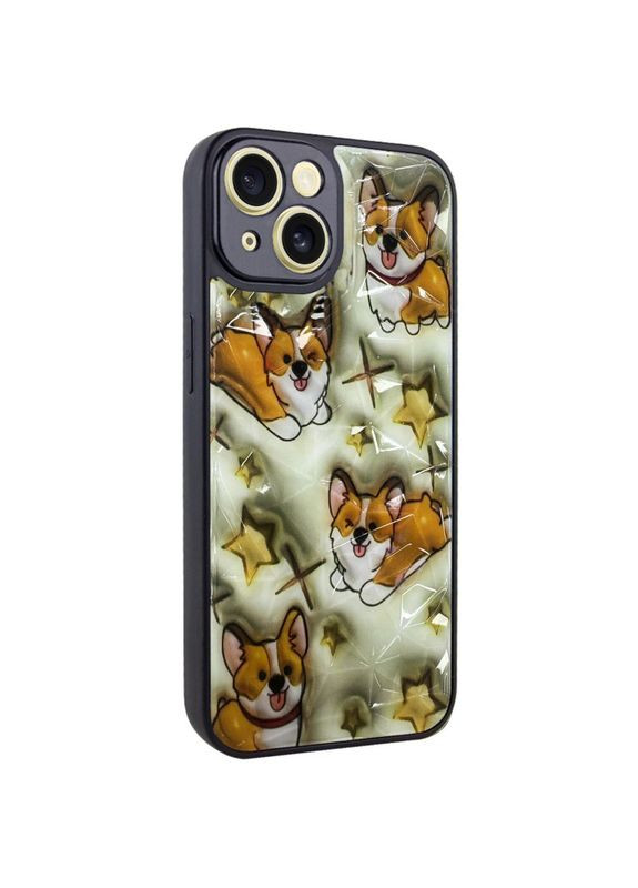 Чохол на iPhone 15 / для айфон 15 призма з картинками Corgi Epik (338616355)
