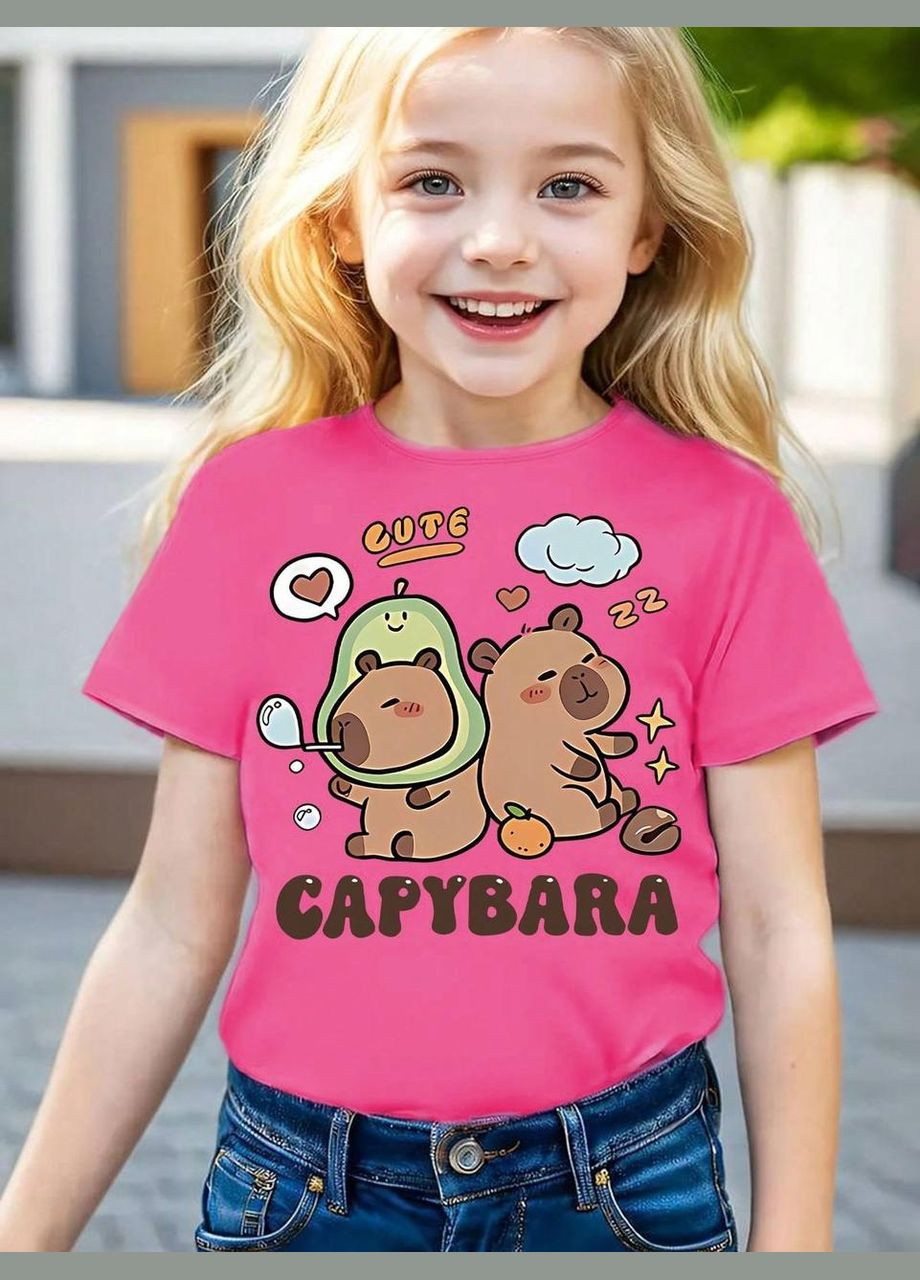 Біла літня футболка для дівчинки дитяча біла 2647142120 No Brand