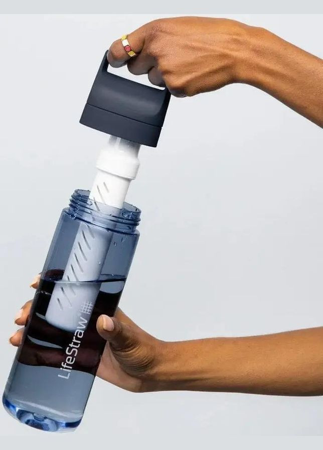 Бутылка-фильтр для воды LifeStraw Go Filter Bottle 650 ml Nordic Noir RZCOM18 No Brand (316534087)
