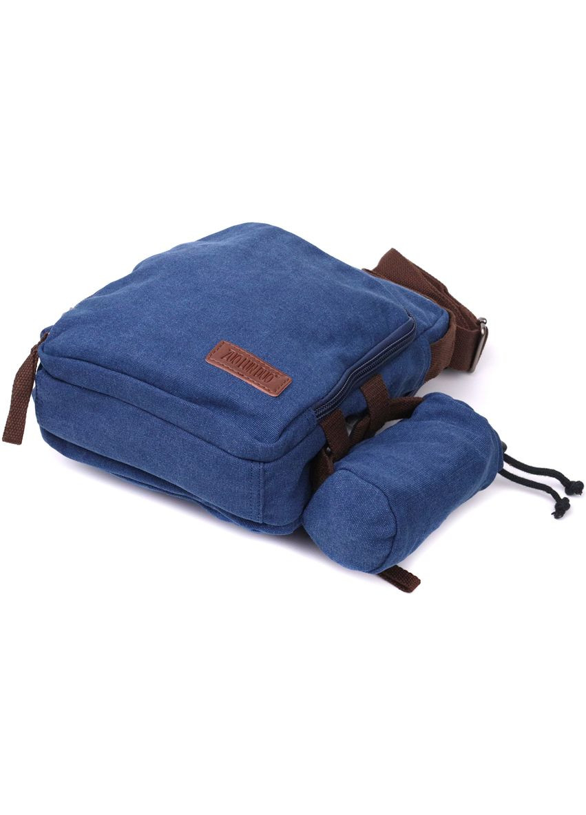Сумка чоловіча через плече з чохлом 22211 Синій Vintage (302007976)
