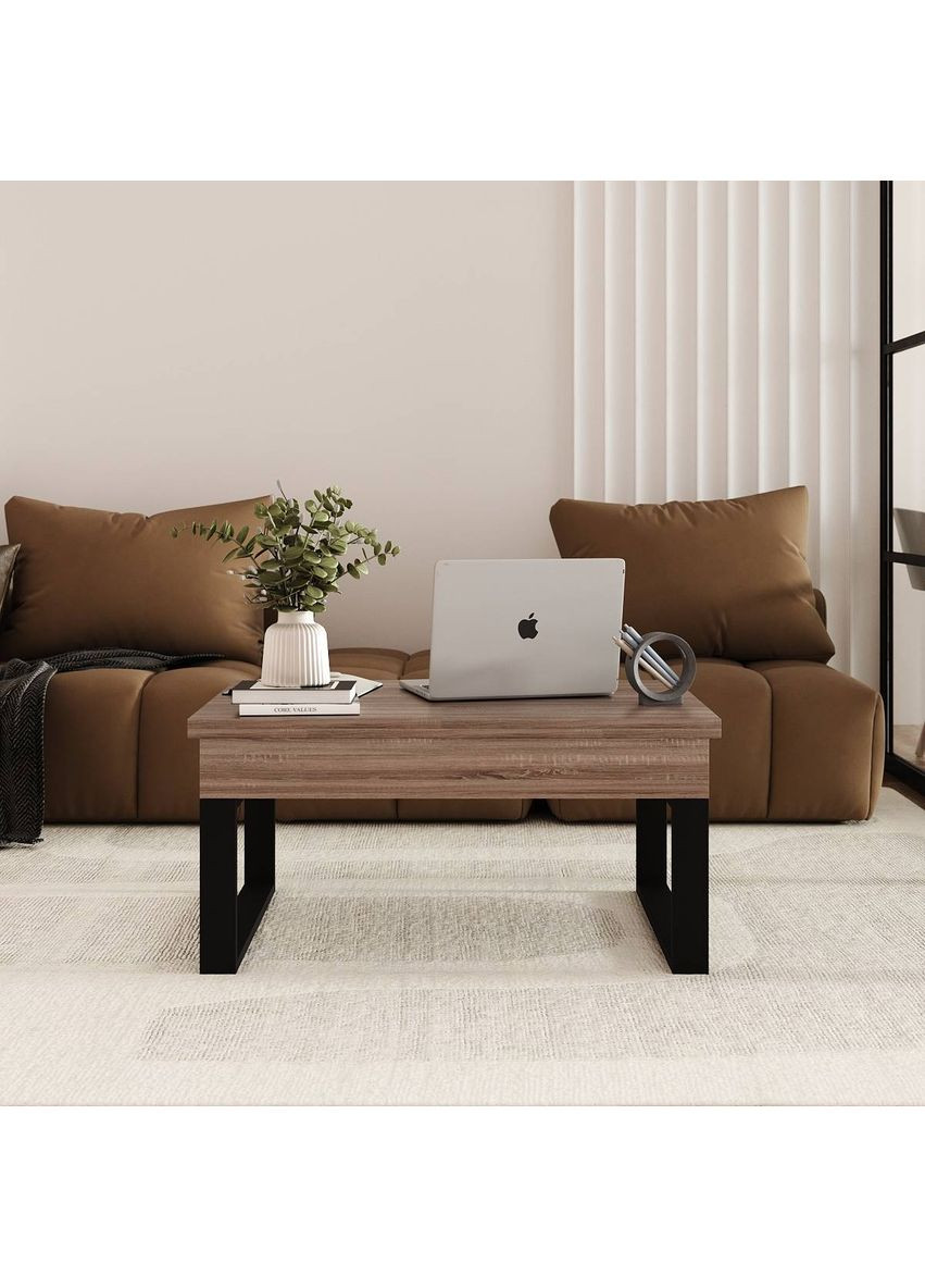 Стол-трансформер S-Fly 880*466*600 Дуб винтаж оксид / Черный (TB33090000030) Art In Head (368826869)