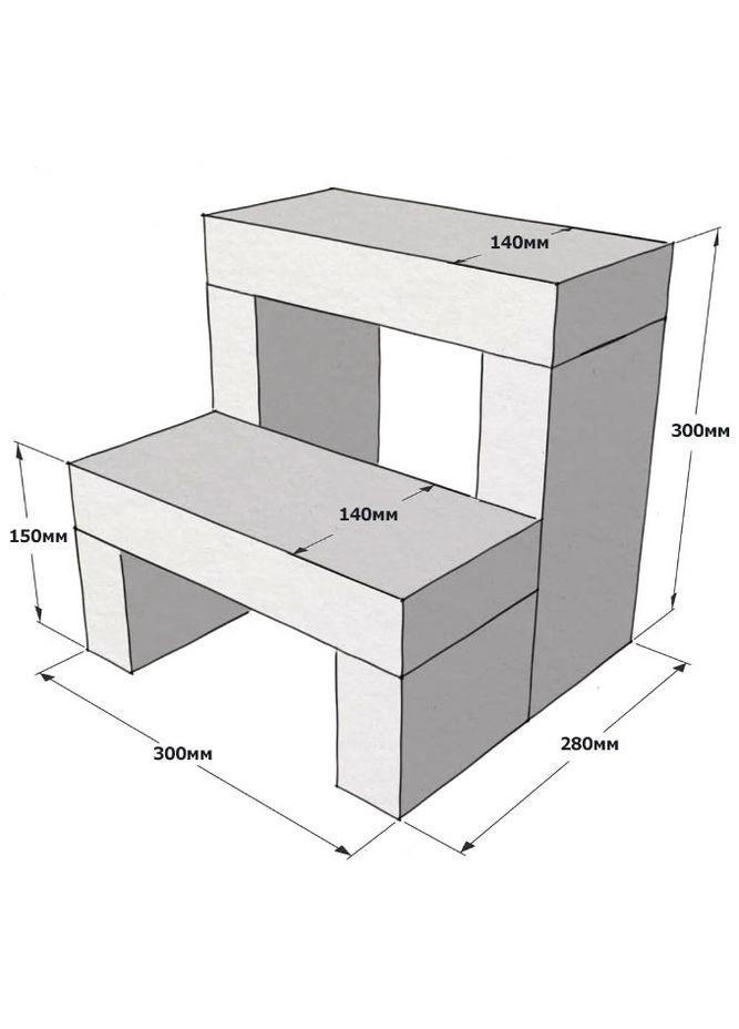 Лавка-сходинка з дерева Маунтін савоярді (ССТ-002315) No Brand (327867380)