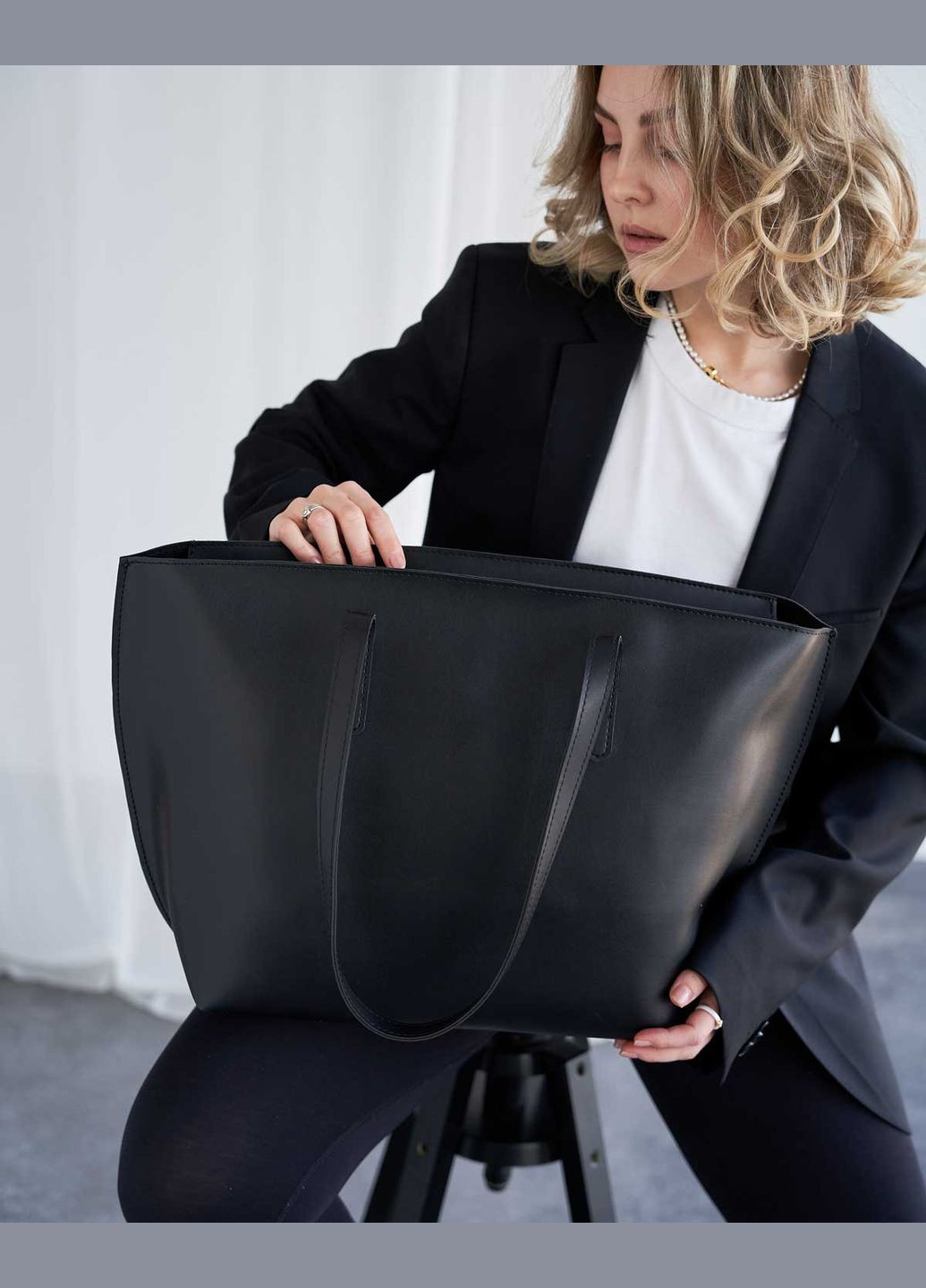 Сумка жіноча велика з екошкіри Емілі (zhnocha-sumka-eml) WeLassie (342199579)