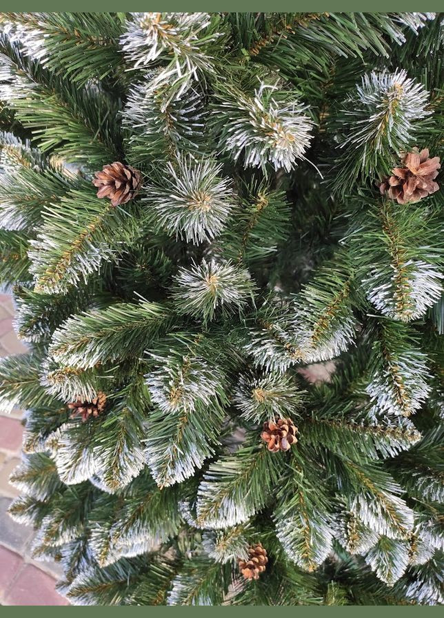 Елка искусственная "Элитная" Зеленая с шишками 1,5м No Brand Elit (314874187)