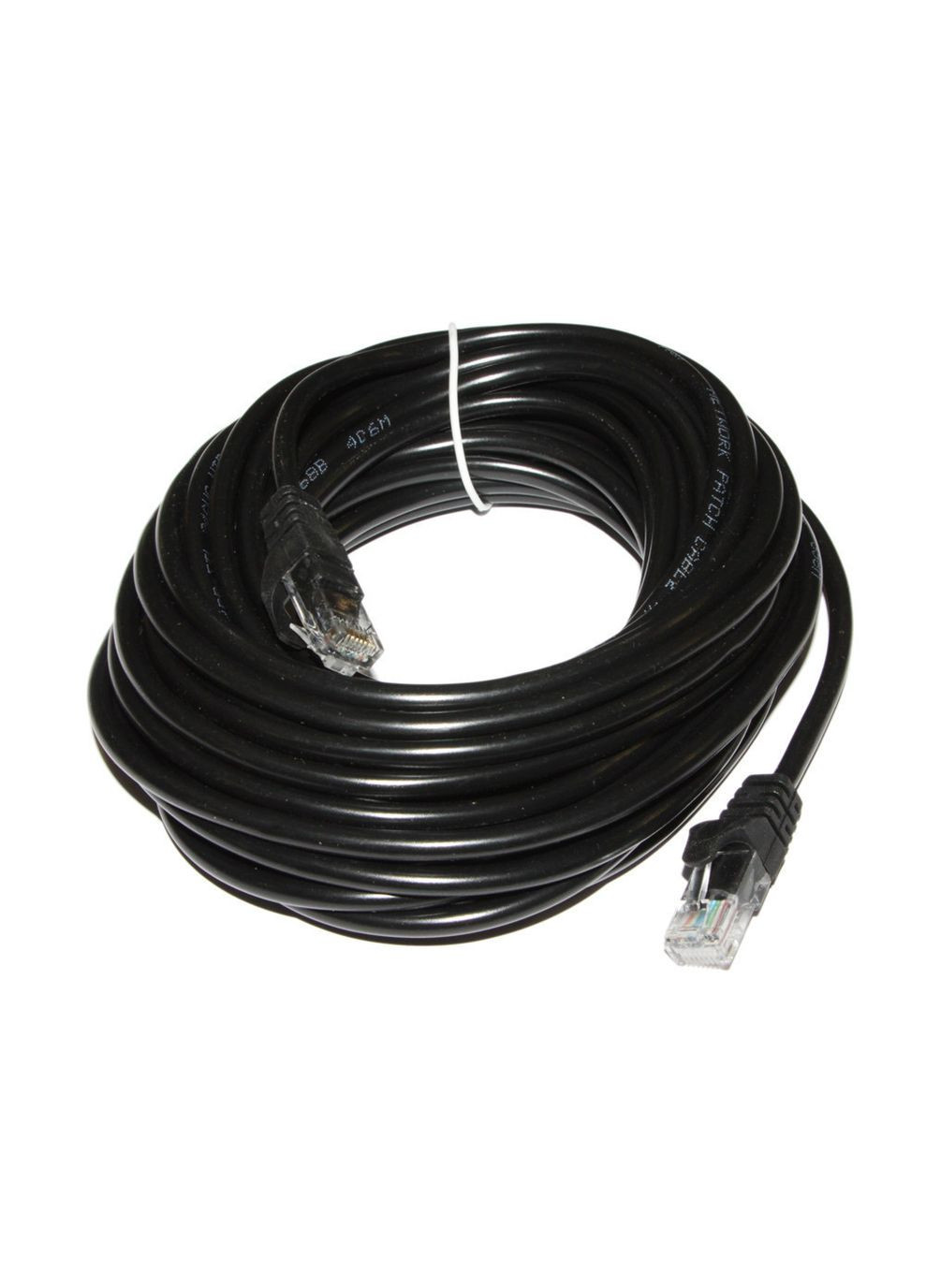 Лан Патч-корд 28 метр. Кабель black CAT 5E UTP витая пара Ethernet No Brand (364200524)