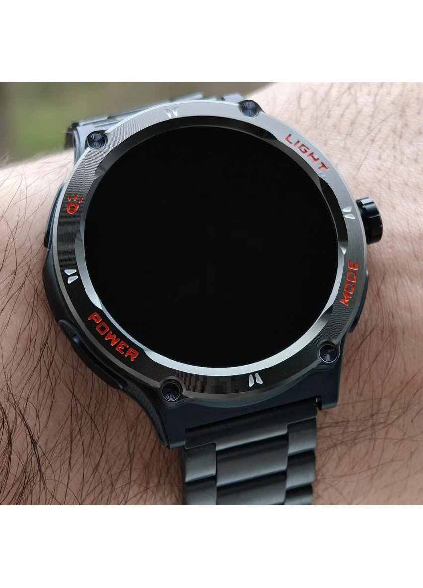 Smart Advanture Steel Black с компасом, 2 ремешка UWatch (382646416)