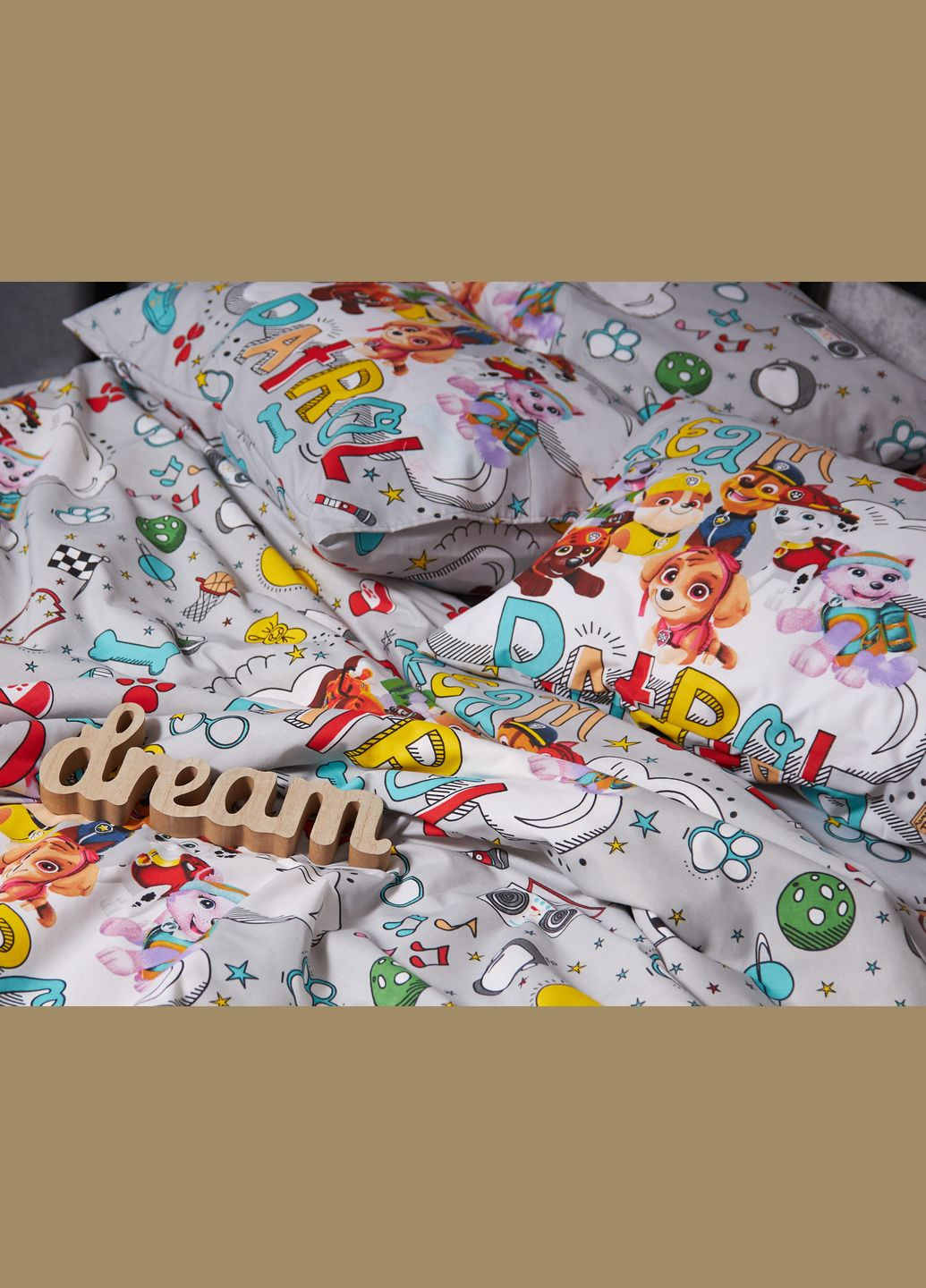 Набір наволочок Бязь Gold Люкс 70х70 2 шт (MS-840000149) Moon&Star Dream Patrol (289715384)