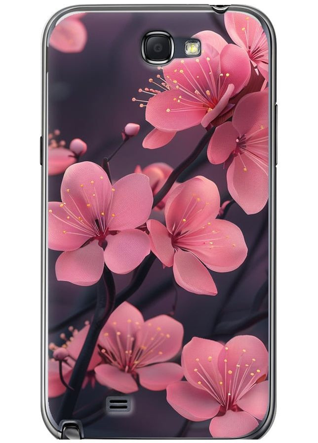 2D пластиковый чехол 'Пурпурная сакура' для Endorphone Samsung Galaxy Note 2 N7100 (301083790)