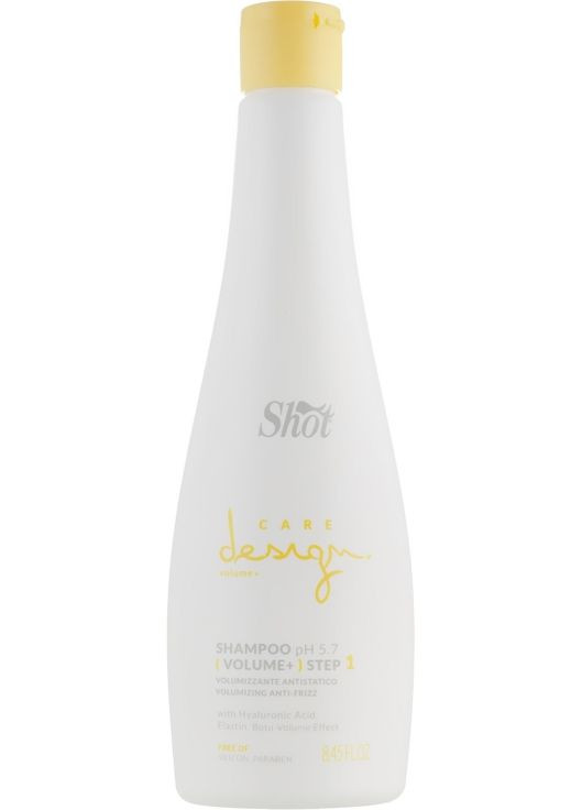 Шампунь для придания объема волос Care Design Volume+ Step 1 Total Volumizing Anti-Frizz Shampoo 1000ml (562491-92872) Shot (368602242)