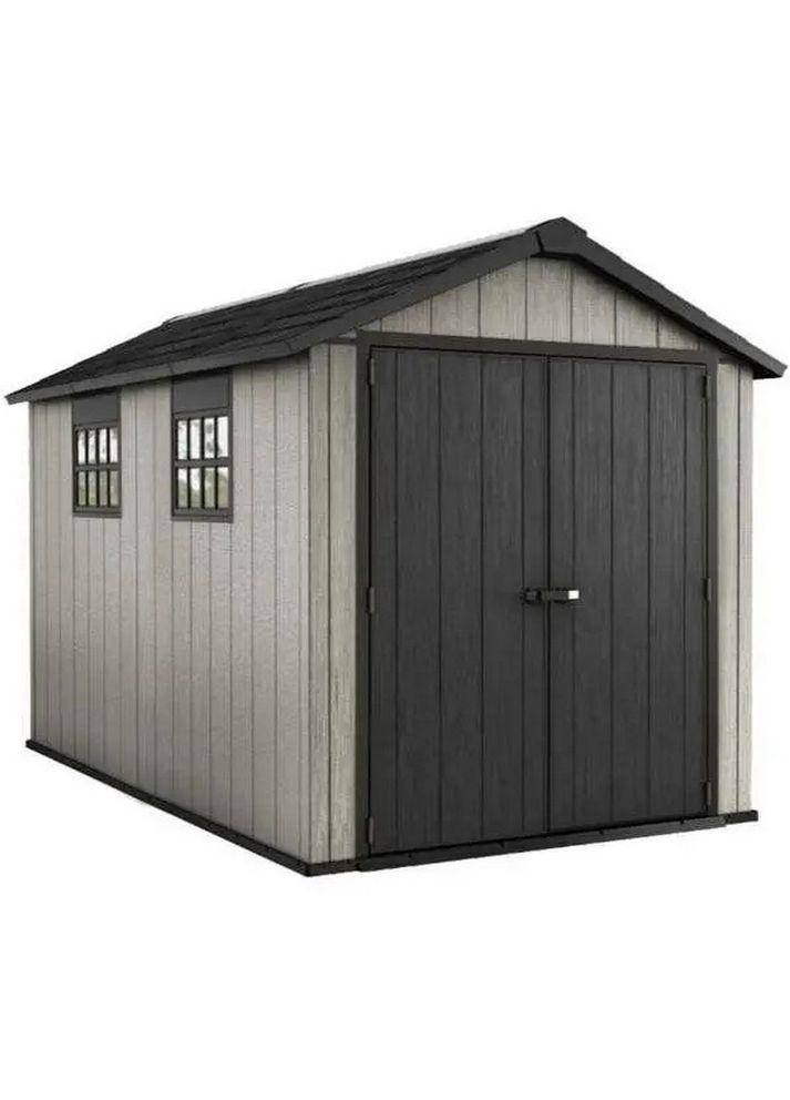 Садовый домик Oakland 7511 229х350 см коричнево-серый/антрацит 230391 Keter (318426636)