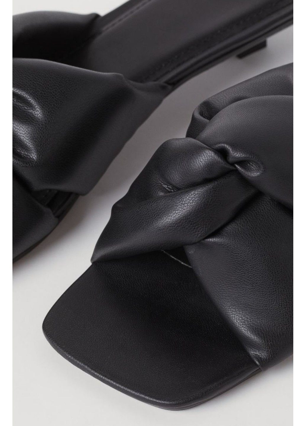 Черные женские босоножки на каблуке н&м (80009) 38 черные H&M