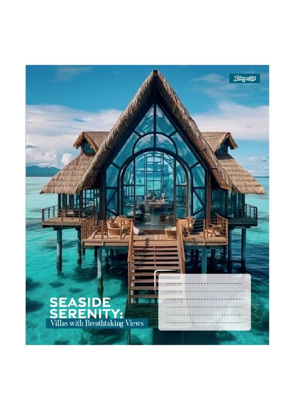 Зошит учнівський Seaside Serenity 1В 768033 24 арк. Різнокольоровий shop (4823092296351) 1 Вересня (363255379)