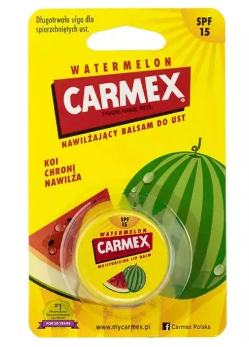 Бальзам для губ со вкусом арбуза банка 7,5 г Carmex (376858150)