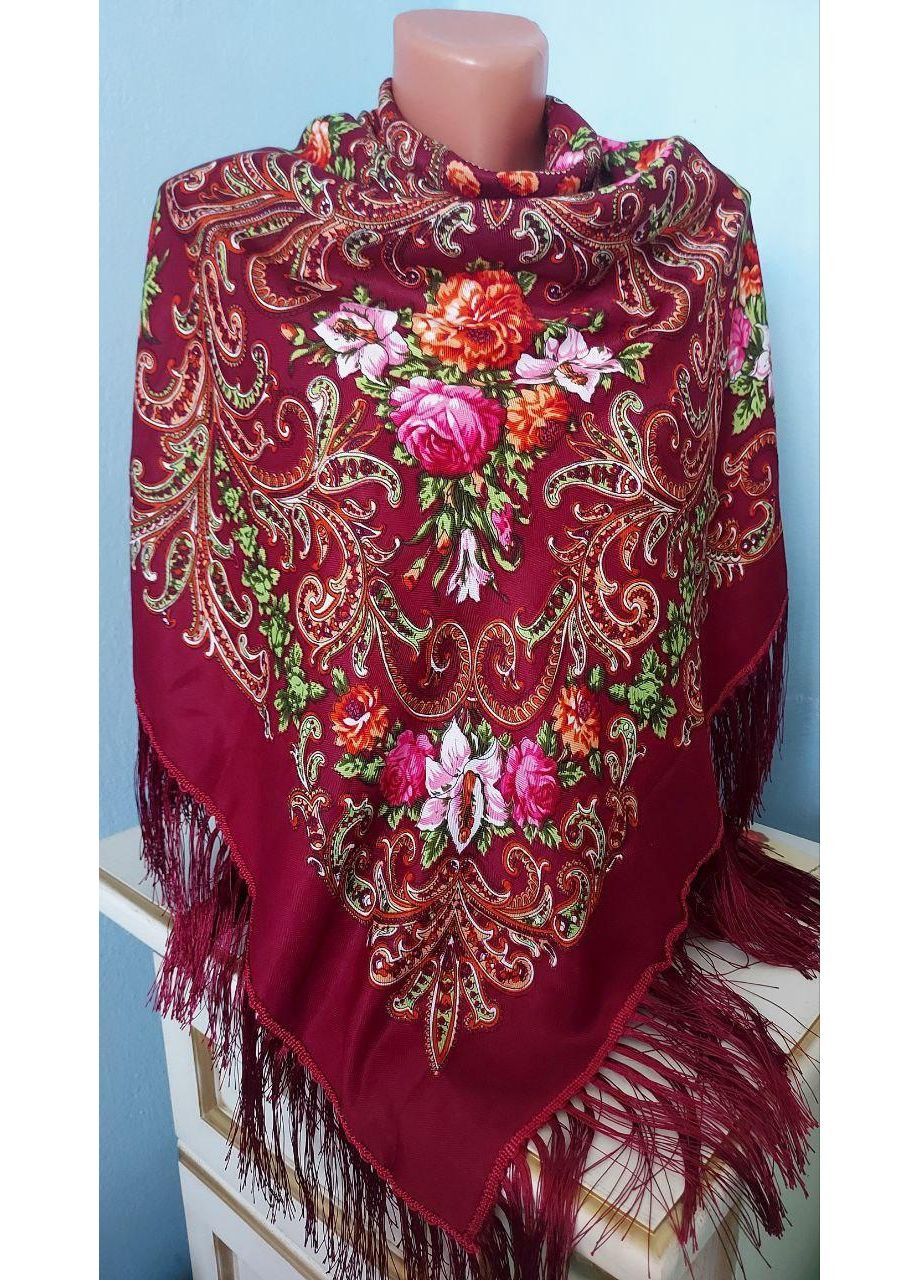 Українська хустка на Різдво, 110см плюс торочки, різні кольори No Brand (366817591)