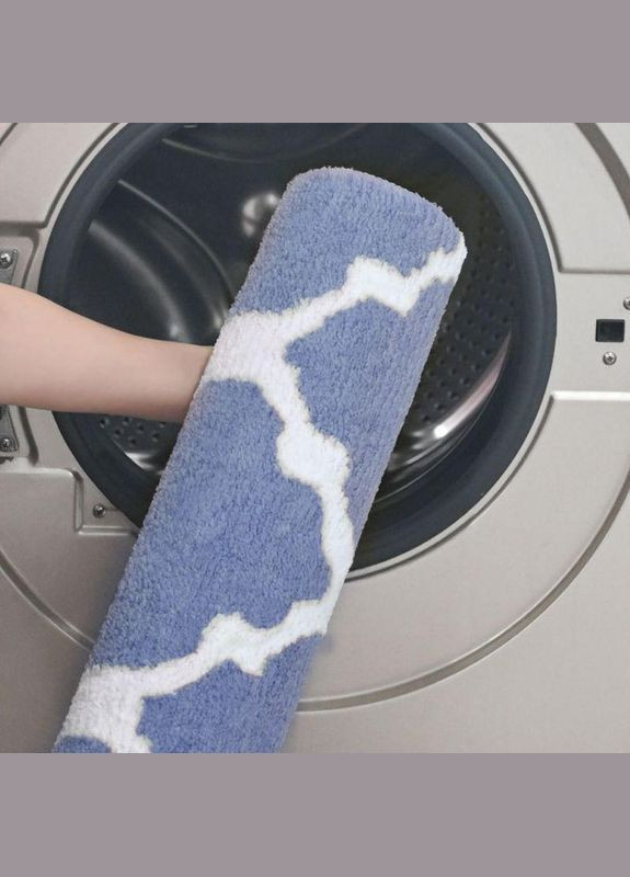 Килимок для ванної кімнати та душу килимок для ніг в душову, мікрофібра, атиковзкий c візерунком 40х60 см, No Brand (337341961)