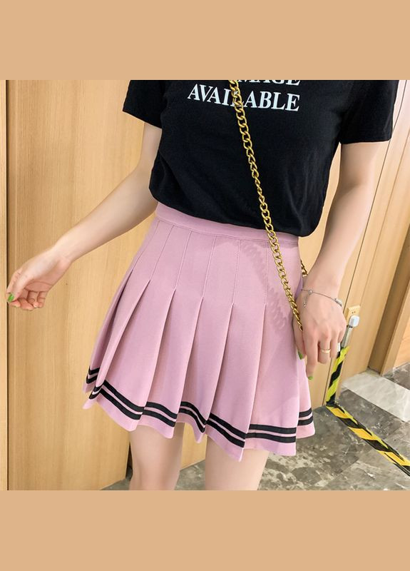 Розовая спортивная, офисная юбка No Brand