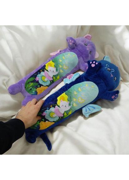 М'яка іграшка "Кіт батон, Казковий" (60 см), бузковий (247021) Країна іграшок (360407525)