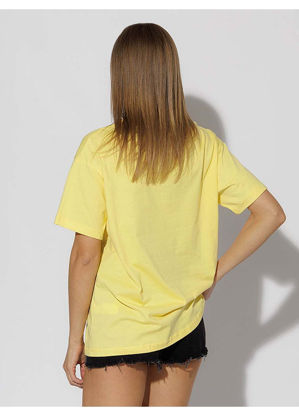 Жовта літня футболка Madmext