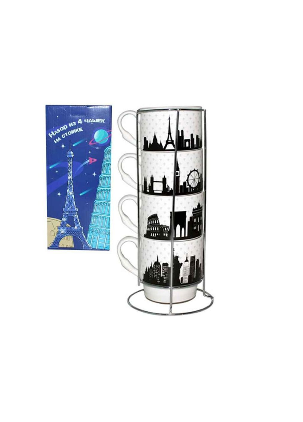 Набiр чайний 320мл 4пр. 021-04-05 Towns SNT (357219208)