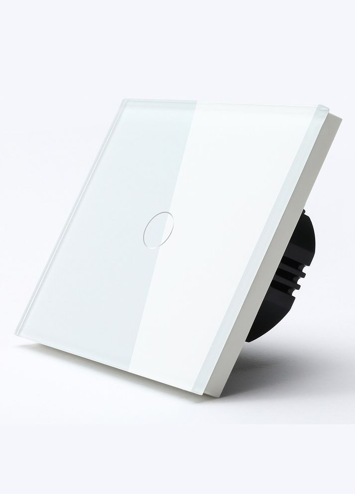 Выключатель Сенсорный WI-Fi smart с подсветкой белый одноклавишный TUYA (331611000)