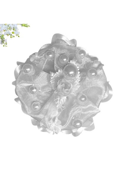 Бант з перлина на гумці 8,5 см Fashion (368772075)