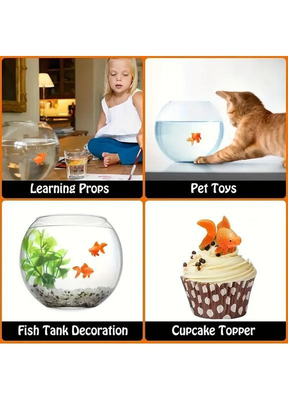 Рибка акваріумна 3 шт No Brand вуалехвіст (363188103)