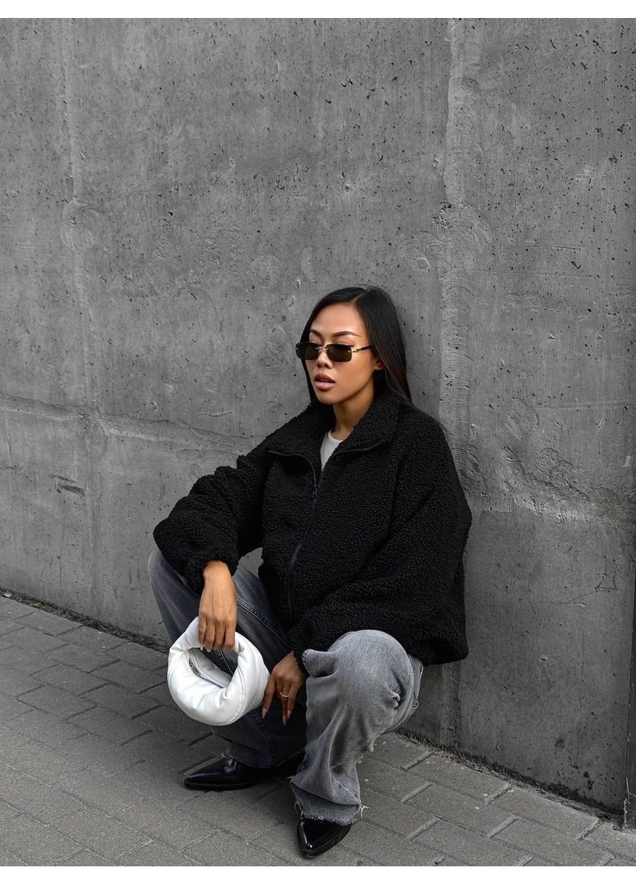 Бомбер хутро баранчик Україна на блискавці (356095541)