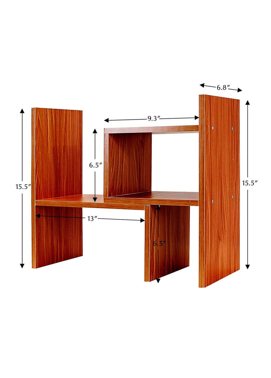 Настольная книжная полка из дерева Кассиль шафран (КПЛ-001606) No Brand (328414946)