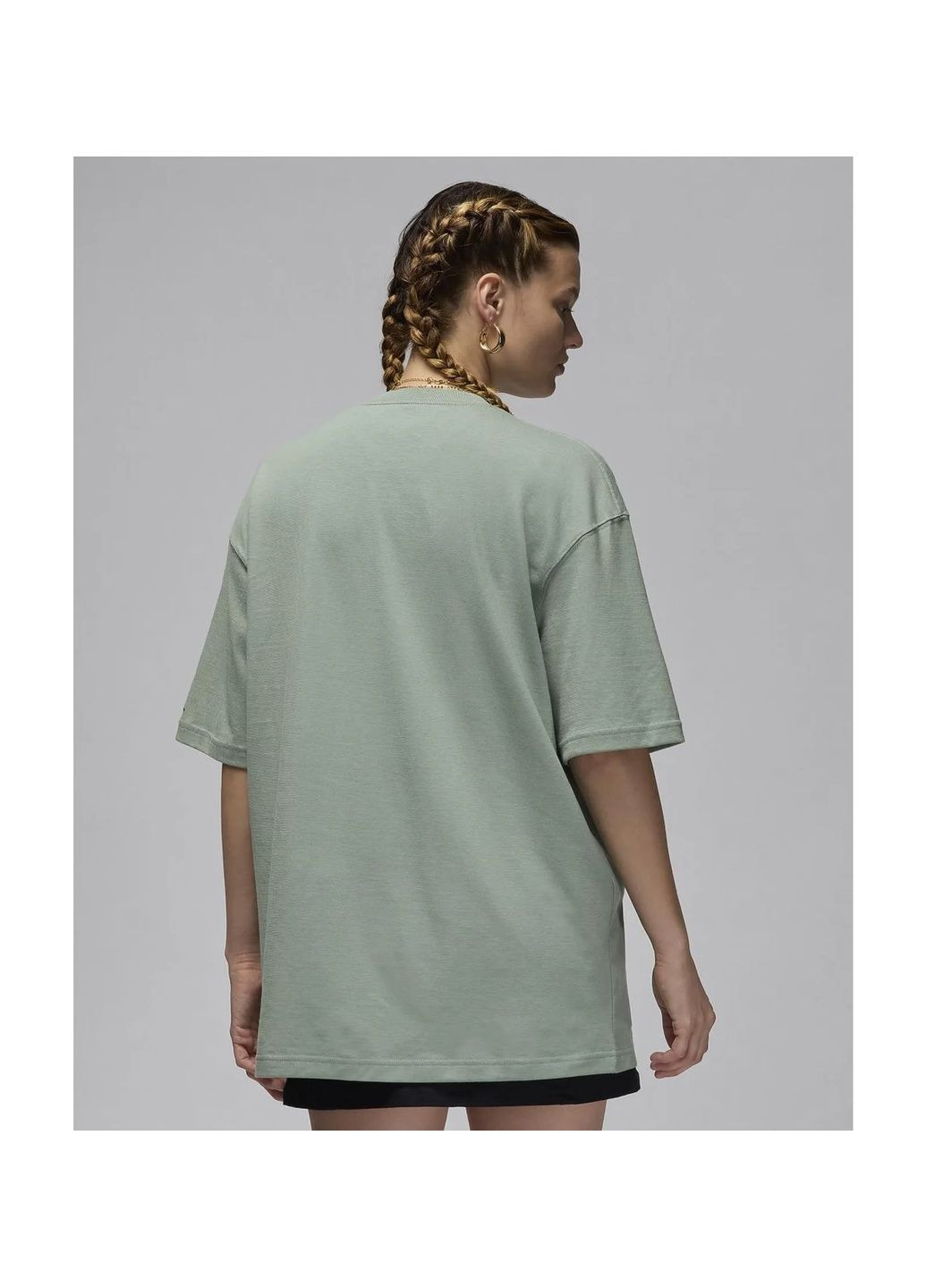 Футболка жіноча T-Shirt Oversize Green Air Jordan - (365962757)